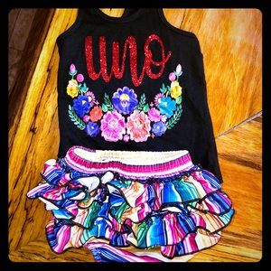 UNO First Birthday Outfit - Girls